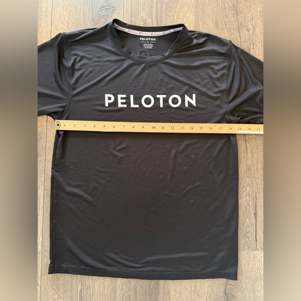 Peloton Century 100 Rides Cycling Club Unisex Shirt Black Size Medium - Picture 6 of 6